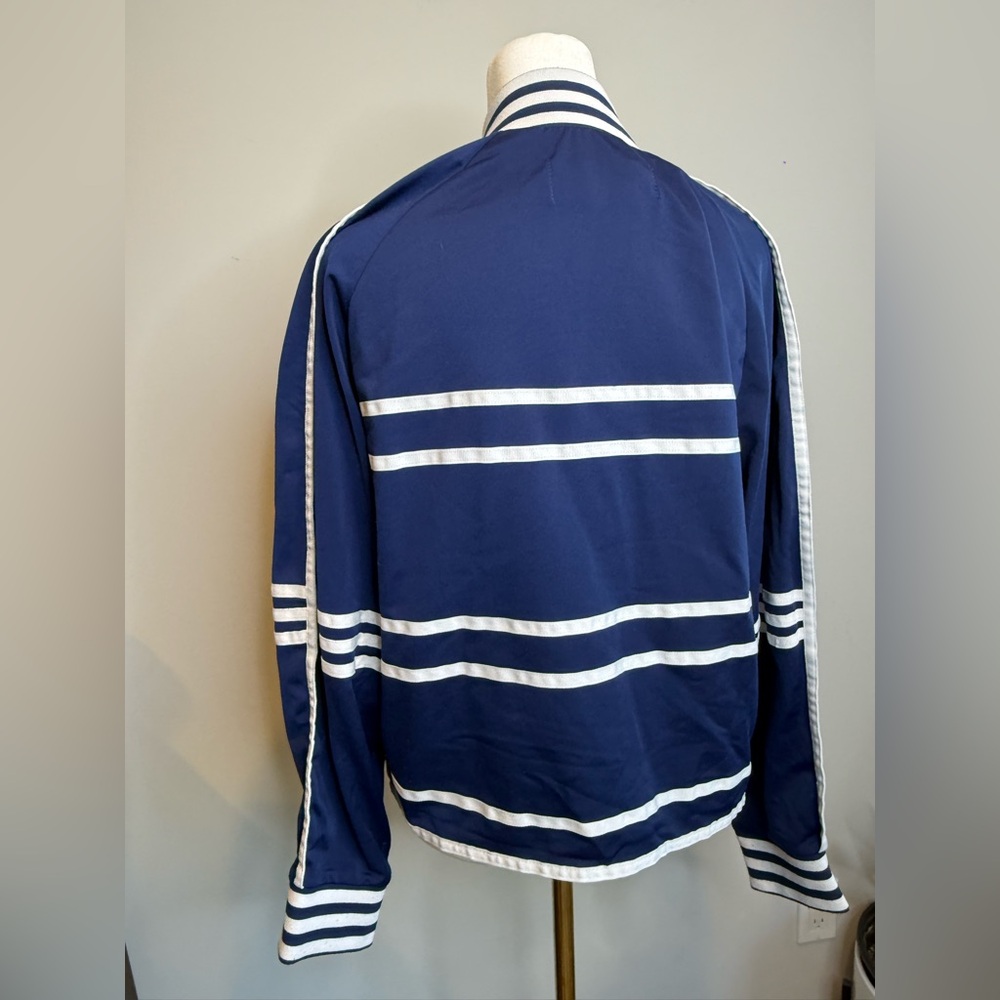 RARE Adidas x Ji Won Choi Blue and White Tie Front Top - Picture 8 of 11